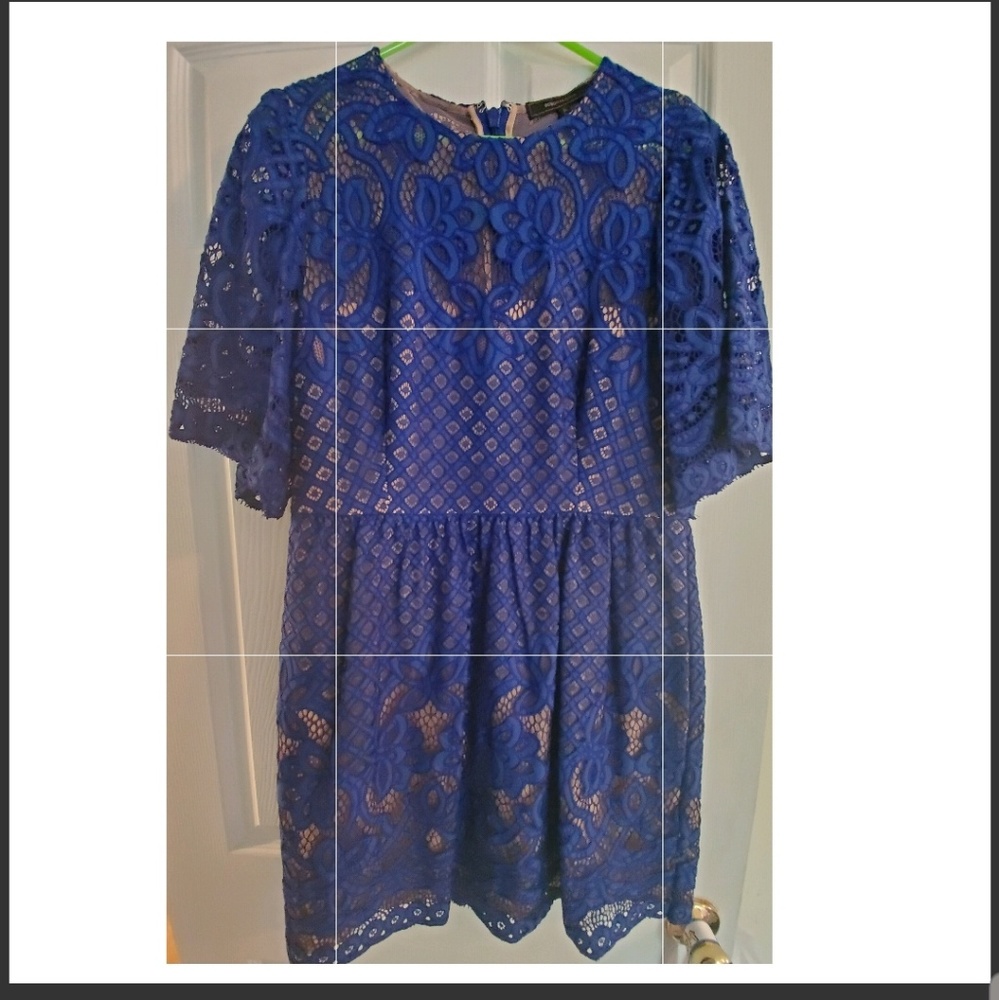 BCBG Maxazria-Jillyan Floral Lace Dress